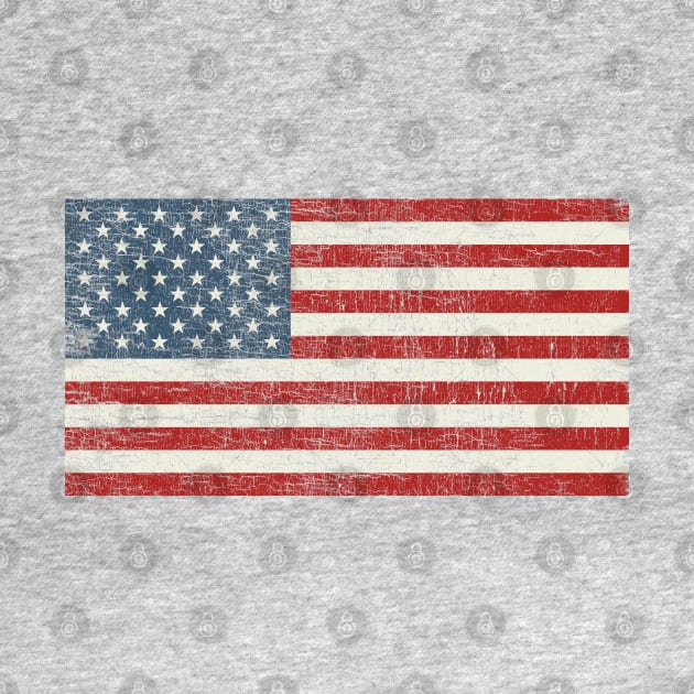 Vintage American Flag by Vector Deluxe